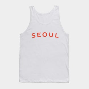 Seoul City Typography Tank Top